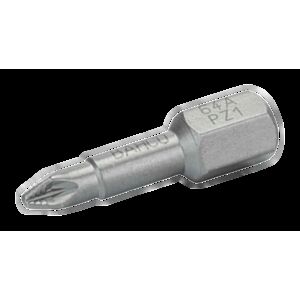 Bahco 64A/PZ1 PZ1 x 1/4" ACR Pozidriv Screwdriver Bit - Pack of 10