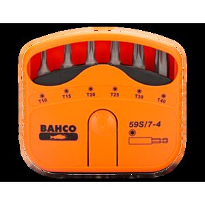 Bahco 59S/7-4 1/4" Torx (T10 - T40) Screwdriver Bit Set - 7 Pieces
