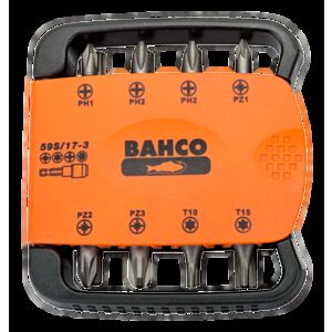 Bahco 59S/17-3 1/4" Phillips, Pozidriv, Torx and Hex Screwdriver Bit Set - 17 Pieces