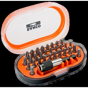 Bahco 59S/31-2 1/4" Phillips (PH2 - PH2G), Pozidriv (PZ2), Torx (T10 - T30) Screwdriver Bit Set - 31 Pieces