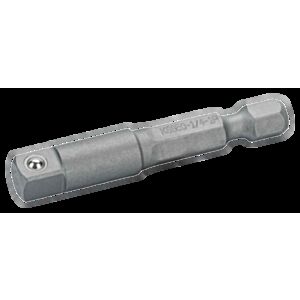 Bahco K6650-1/4P-5P 1/4" Square Drive to 1/4" Hex Drive Adaptor - Pack of 5