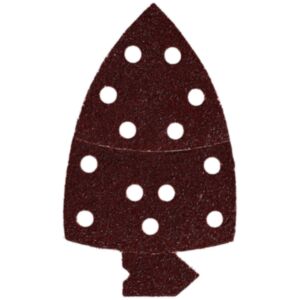 Mirka 3066600560 Abrasive Triangle Red 105x150x150 Grip 13 Holes - P60 (Pack of 5)