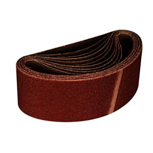 Mirka 5741099310 Abrasive Belt Red 75x533mm - P100 (Pack of 3)
