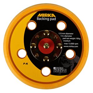Mirka 8295191511 Backing Pad 125mm 5/16" Grip - Medium
