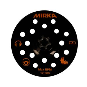 Mirka 9190153001 Backing Pad 125mm M14 Grip 17 Holes for Suction Hood