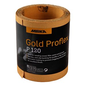 Mirka 285BYUK1183R GOLD PROFLEX 115mm x 10m Sanding Roll - P180