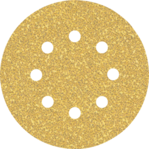 Bosch 2608900803 Expert C470 Sandpaper Discs 125mm, 40 Grit, 8 Holes (Pack of 5)
