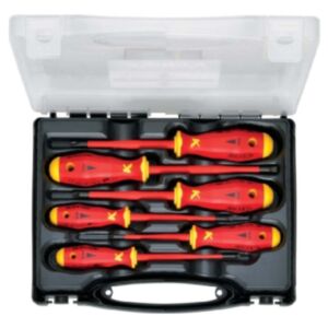 Klauke KL391ISLIM Phillips & Slotted VDE Screwdriver Slim Line Set - 6 Pieces