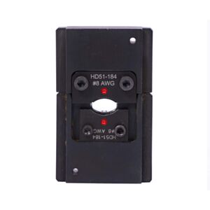 DMC HD51-184 0.204" Crescent Crimp Die Set - TE1490597, TE47820, HD36-139