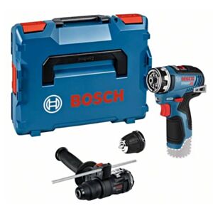 Bosch 06019H300B GSR 12V-35 FC - Professional Cordless Drill/Driver in L-BOXX with GFA 12-H Chuck, Aux Handle, Depth Gauge