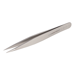 Lindstrom TL00-SA-SL 120mm Flat Edge Tweezers with Strong Tips