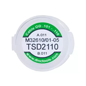 DMC TSD2110 Universal Die Assembly - .101" -. 110" Cable - M32610/01-05