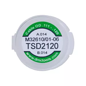 DMC TSD2120 Universal Die Assembly - .111" - .120" Cable - M32610/01-06