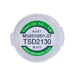 DMC TSD2130 Universal Die Assembly - .121" - .130" Cable - M32610/01-07