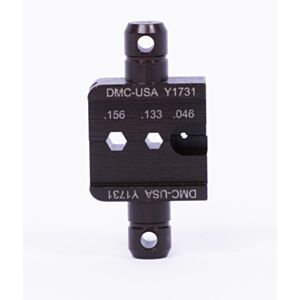 DMC Y1731 0.156" - 0.133" - 0.046" Hexagonal Crimp Y Die Set