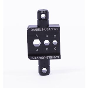 DMC Y179 0.218" - 0.16" Hexagonal Crimp Y Die Set - T&B WT230