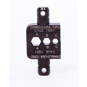 DMC Y292 0.255" - 0.197" Hexagonal Crimp Y Die Set - T&B WT401, 406, 411
