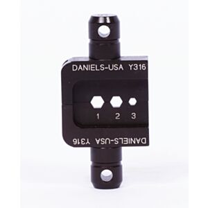 DMC Y316 0.136" - 0.126" Hexagonal Crimp Y Die Set - ITT Cannon CCT-C1