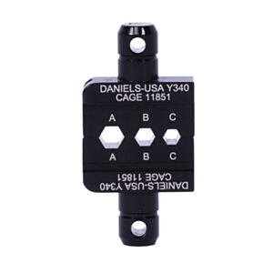 DMC Y340 0.197" - 0.16" - 0.138" Hexagonal Crimp Y Die Set