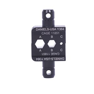 DMC Y364 0.255" - 0.213" - 0.068" Hexagonal Crimp Y Die Set