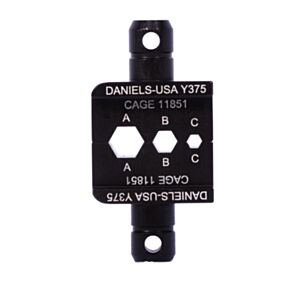 DMC Y375 0.255" - 0.178" - 0.11" Hexagonal Crimp Y Die Set