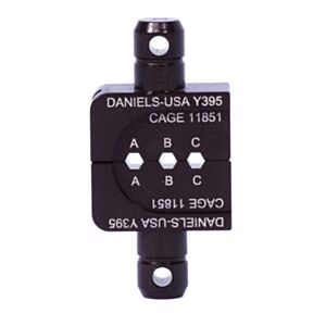 DMC Y395 0.116" - 0.114" - 0.112" Hexagonal Crimp Y Die Set