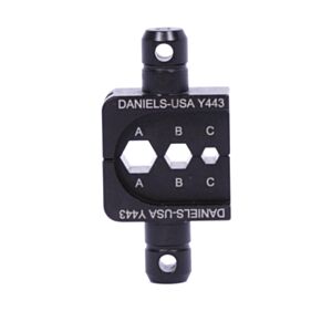 DMC Y443 0.255" - 0.197" Hexagonal Crimp Y Die Set - T&B WT200-06-11
