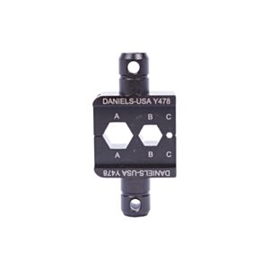 DMC Y478 0.324" - 0.255" - 0.068" Hexagonal Crimp Y Die Set