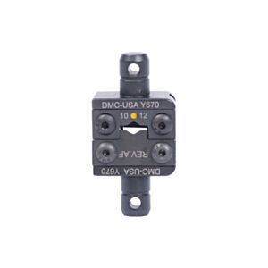 DMC Y670 0.139" - 0.064" Crescent Crimp Y Die Set - 12-10 AWG
