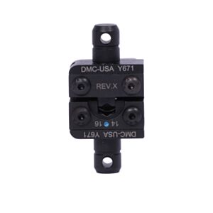 DMC Y671 0.11" - 0.17" Crescent Crimp Y Die Set - 16-14 AWG