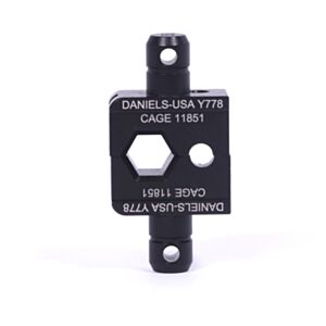 DMC Y778 0.344" - 0.24" Indent Crimp Y Die Set - Trompeter 155 TWINAX CD5-8