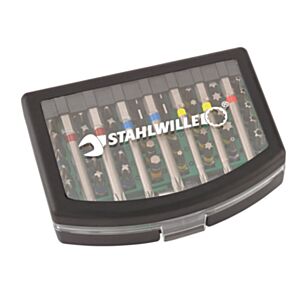 Stahlwille 96080156 Screwdriver Bit Set - 56 Piece (SL/TORX/Hex/PH/PZ)