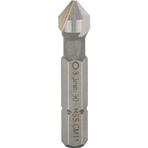 Bosch 2608596405 HSS Countersink Drill Bit Hex Shank - 8.3mm, M4 (Pack of 1)