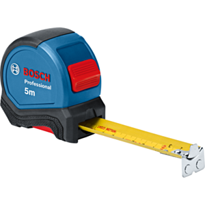 Bosch 1600A016BH 5m Professional Tape Measure - 5 Metre Robust Measuring Tape