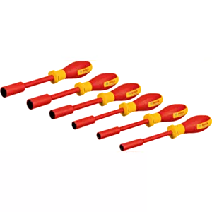 Bosch 1600A02NF3 Professional VDE Insulated Socket Wrench Set - 6pc 