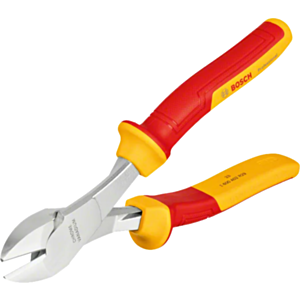 Bosch 1600A02NE2 VDE High Leverage Diagonal Side Cutter - 200mm