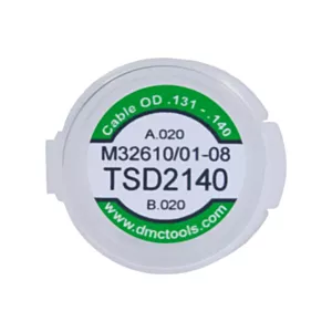 DMC TSD2140 Universal Die Assembly - .131" - .140" Cable - M32610/01-08