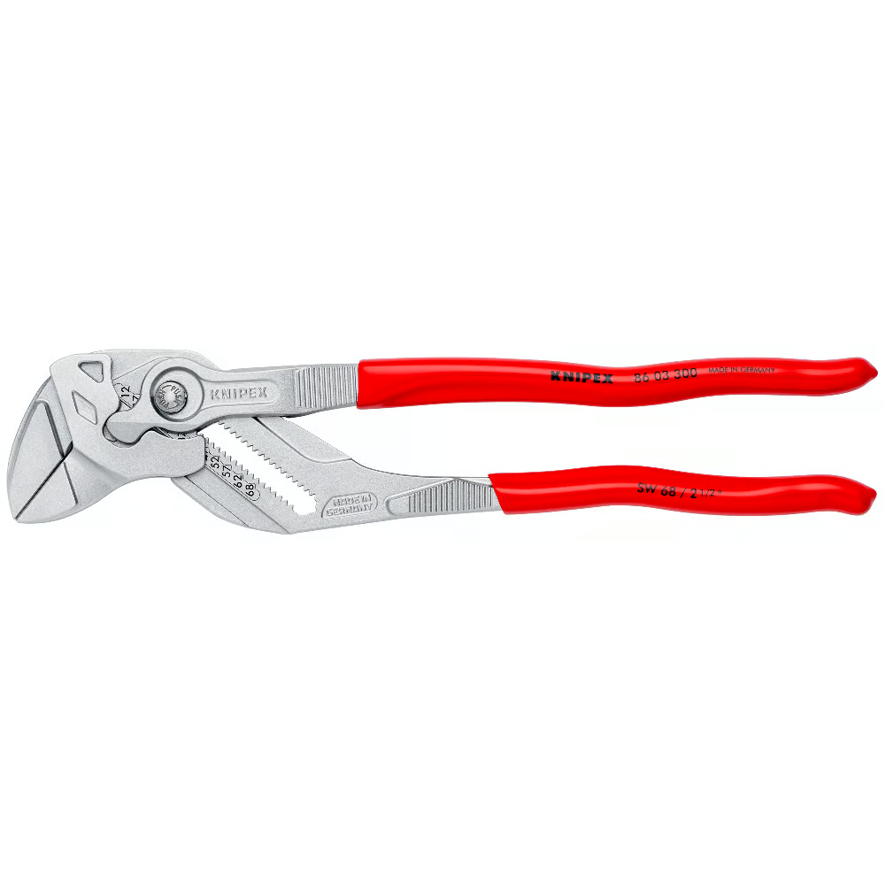 KNIPEX 86 03 300 Lock Button Water Pump Slip Joint Pliers - 68mm Jaws