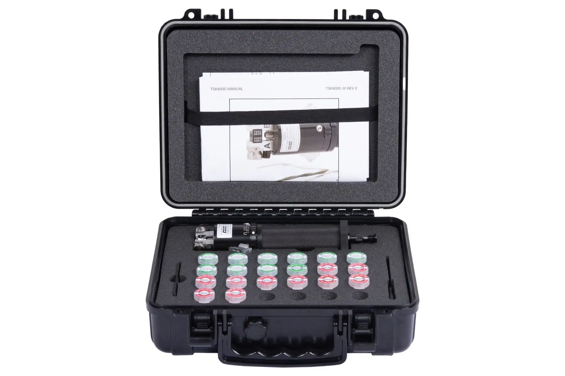 DMC TSK8023 Twist-Strip Kit with TSK8000 & All 2 & 3 Conductor Die Sets - 0.081" - 0.180"