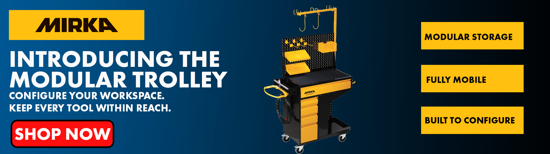 Mirka KIT2461ALMUK Mirka® Modular Trolley