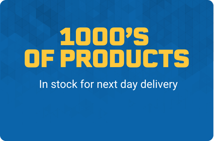 1000s of products in stock